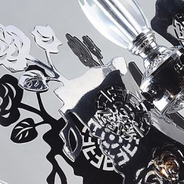 Lámpara de araña moderna contemporánea de metal