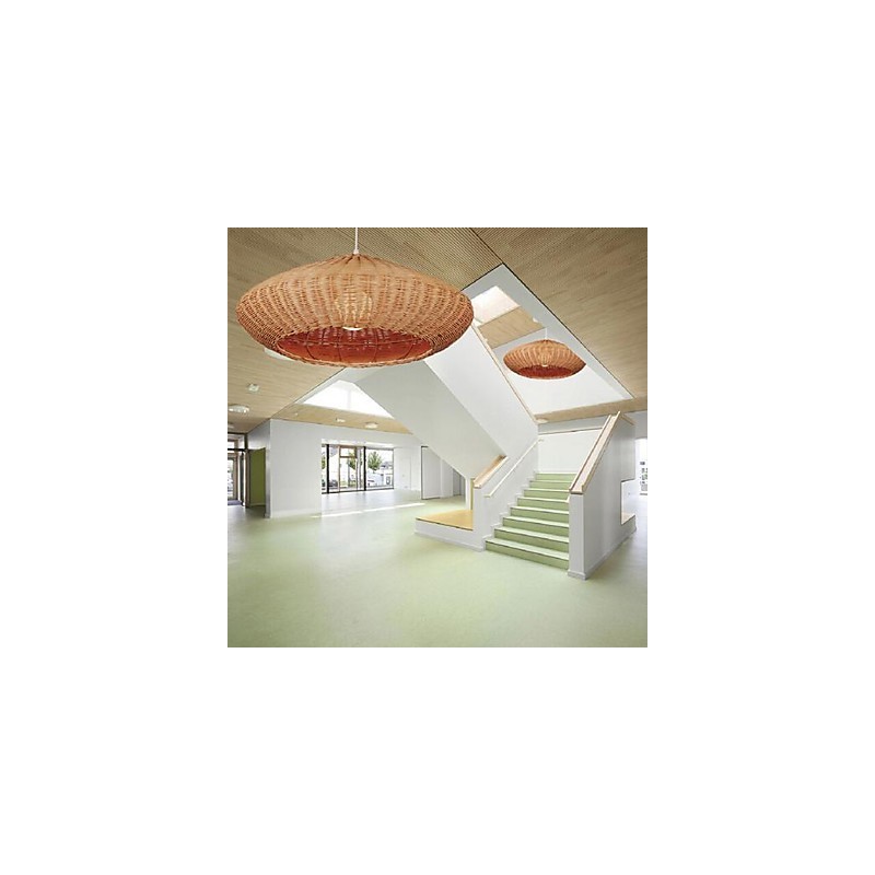 Lámpara colgante de metal de estilo rural contemporáneo moderno