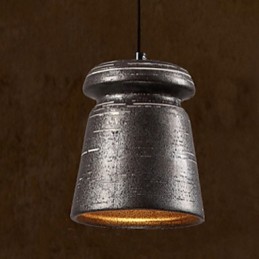 Lámpara de araña colgante de cerámica retro con personalidad para casa de té