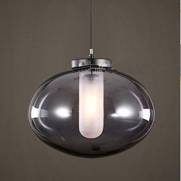 Lámparas de cristal modernas y sencillas