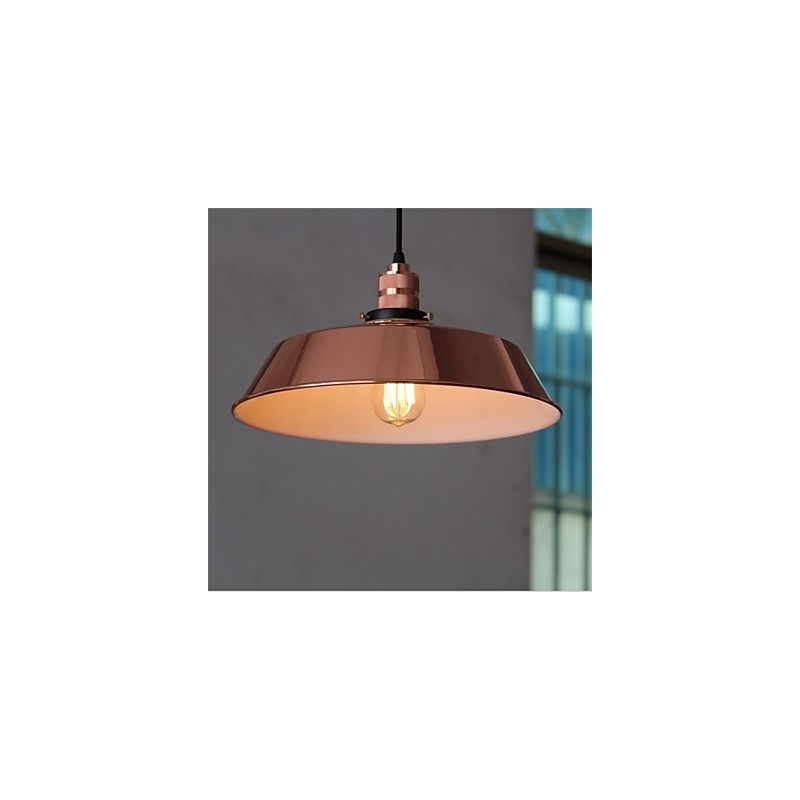 Lámpara de araña retro minimalista con cubierta única de 360 mm de diámetro.