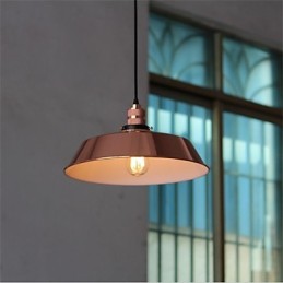 Lámpara de araña retro minimalista con cubierta única de 360 mm de diámetro.