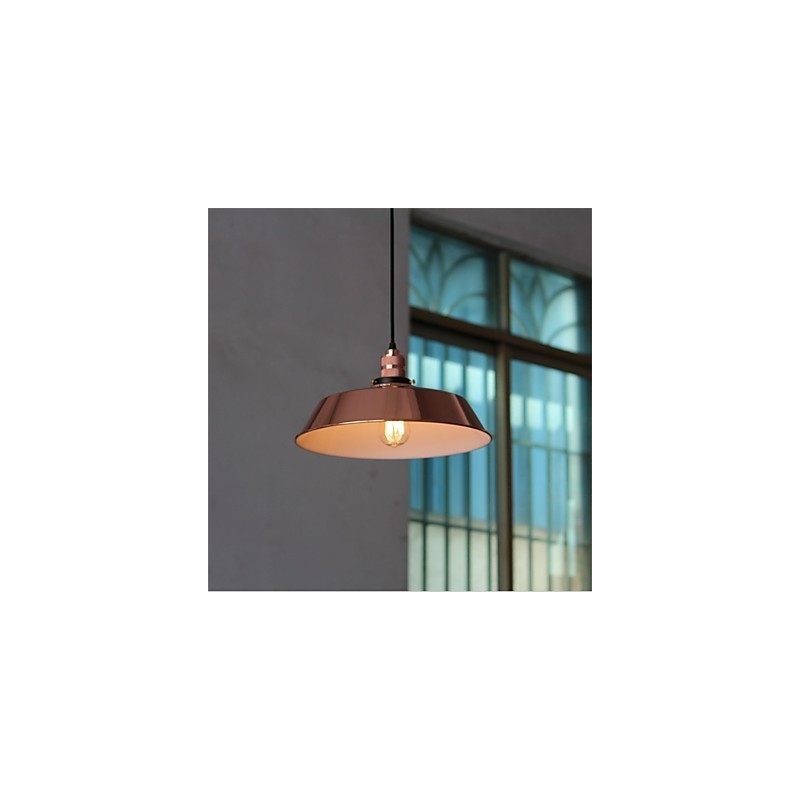 Lámpara de araña retro minimalista con cubierta única de 360 mm de diámetro.