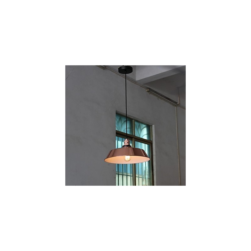 Lámpara de araña retro minimalista con cubierta única de 360 mm de diámetro.