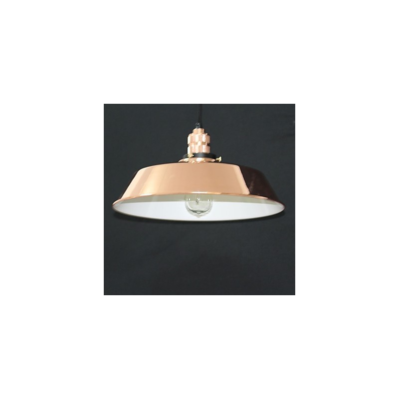 Lámpara de araña retro minimalista con cubierta única de 360 mm de diámetro.