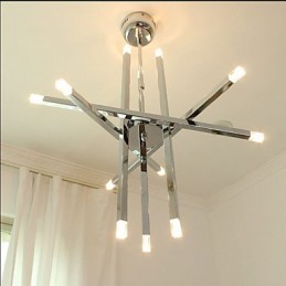 Lámparas de diseño de iluminación creativa de moda Lámpara de araña de 12 luces