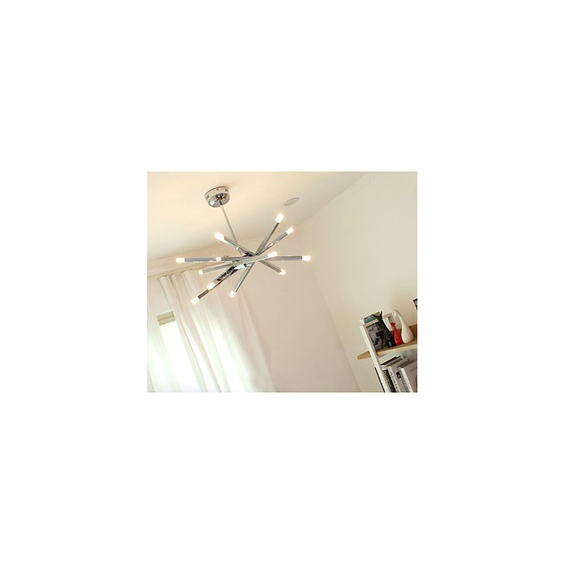 Lámparas de diseño de iluminación creativa de moda Lámpara de araña de 12 luces