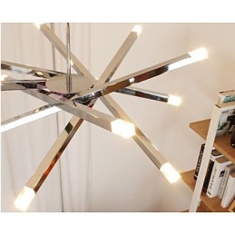 Lámparas de diseño de iluminación creativa de moda Lámpara de araña de 12 luces