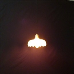 Lámpara de araña de cristal con diseño de flores de Shanghái antiguo y retro creativo
