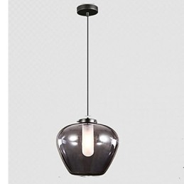 Lámparas de cristal modernas y sencillas