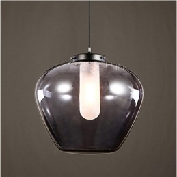 Lámparas de cristal modernas y sencillas