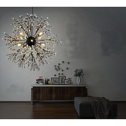 Colgante de estrella de viento industrial, ropa decorativa, fuegos artificiales, luz brillante