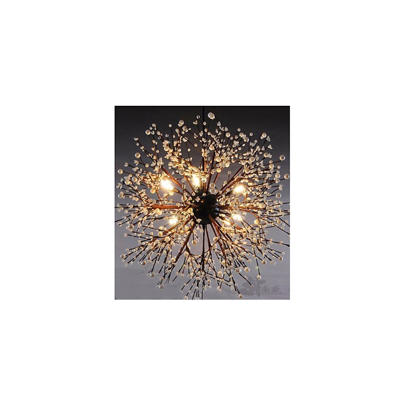 Colgante de estrella de viento industrial, ropa decorativa, fuegos artificiales, luz brillante