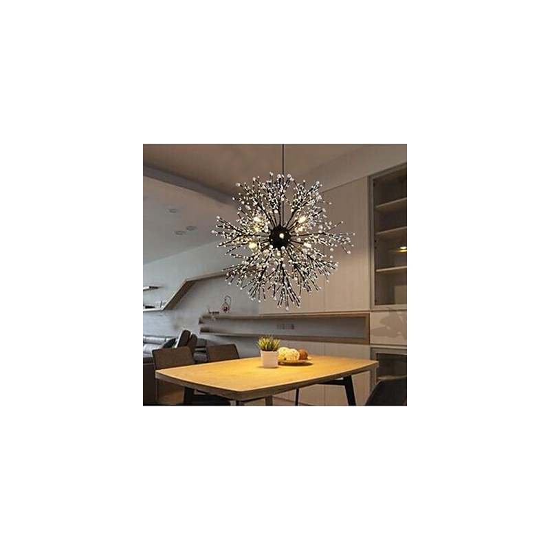 Colgante de estrella de viento industrial, ropa decorativa, fuegos artificiales, luz brillante
