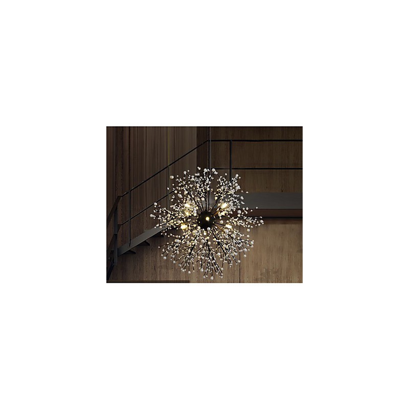 Colgante de estrella de viento industrial, ropa decorativa, fuegos artificiales, luz brillante