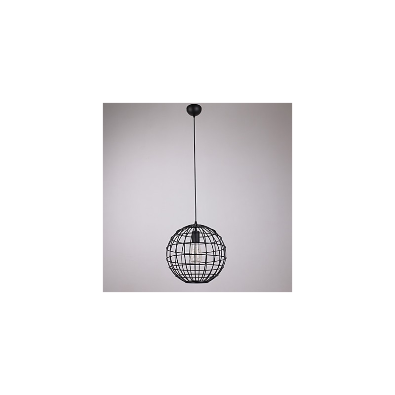 Mini lámpara colgante esférica de 1 luz con proceso de pintura