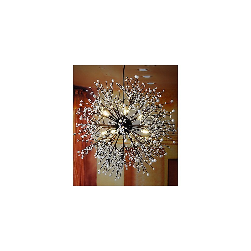 Colgante de estrella de viento industrial, ropa decorativa, fuegos artificiales, luz brillante