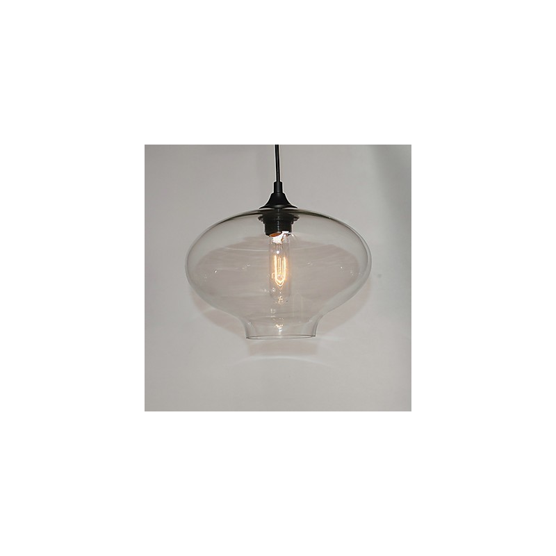 Lámpara colgante con diseño de burbujas, 1 luz, minimalista, de hierro pintado