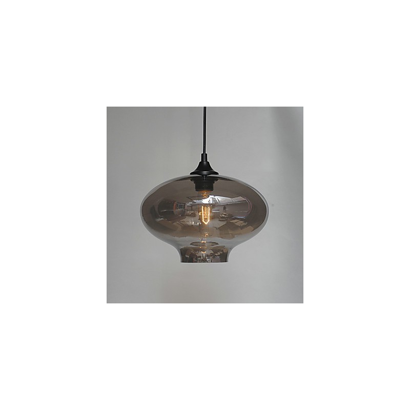 Lámpara colgante con diseño de burbujas, 1 luz, minimalista, de hierro pintado