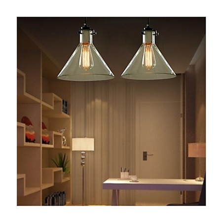 Lámpara de cristal de un solo cabezal creativa retro de estilo americano del Nordic Cafe Lámpara de cristal de un solo cabezal creativa retro de estilo americano del Nordic Cafe