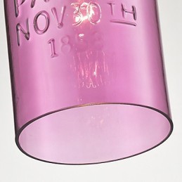 Lámpara colgante moderna de cristal de 1 luz con diseño de burbujas transparentes