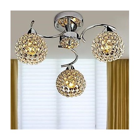 Lámpara de techo de cristal moderno que absorbe la luz de la cúpula Lámpara de araña para comidas Lámpara colgante para sentarse Lámpara de techo de cristal moderno que absorbe la luz de la cúpula Lámpara de araña para comidas Lámpara colgante para sentarse