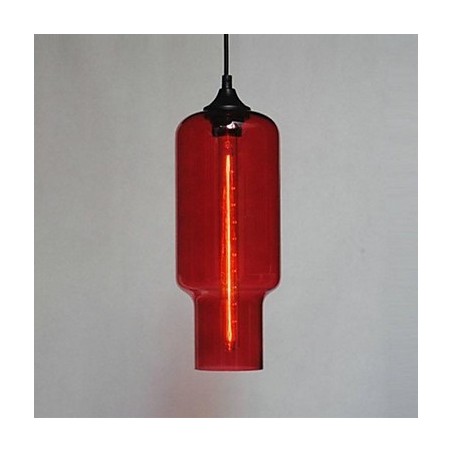 Lámpara colgante moderna de cristal con diseño de burbujas marrones Lámpara colgante moderna de cristal con diseño de burbujas marrones