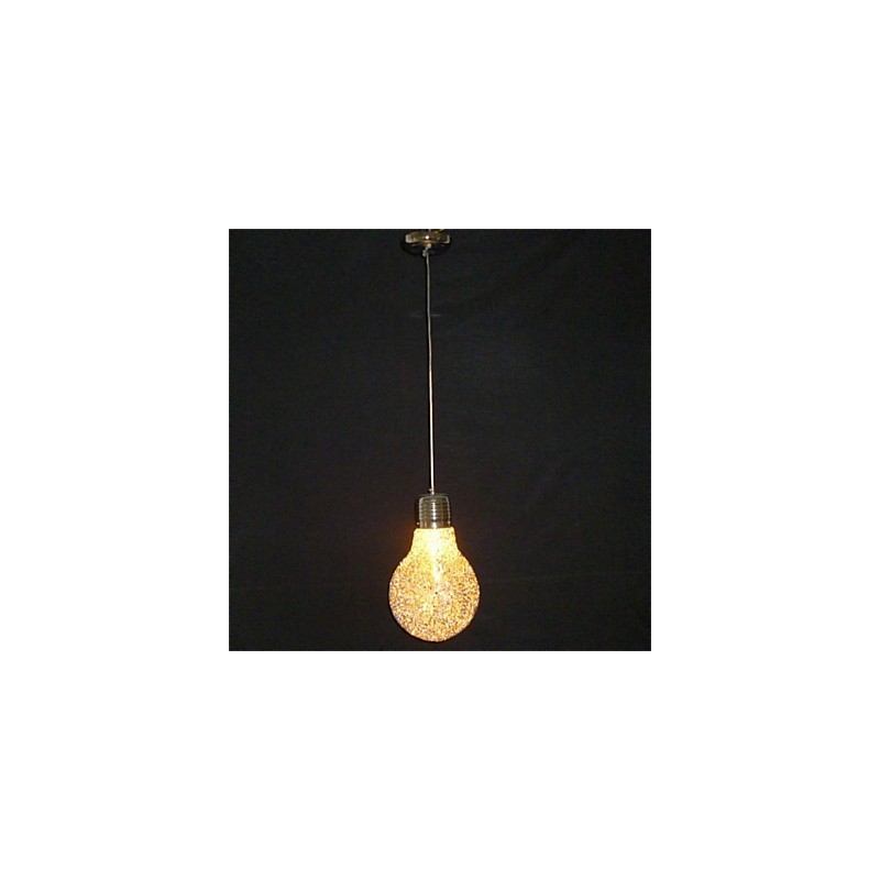 Lámpara de araña de alambre de aluminio con iluminación estilo country americano