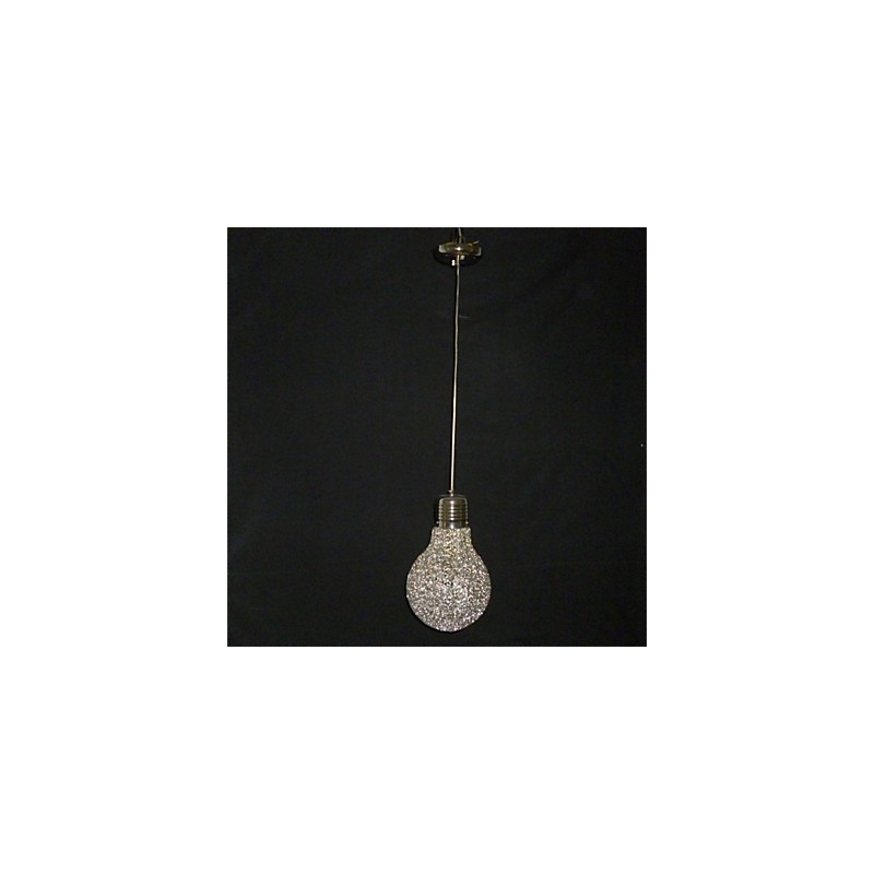 Lámpara de araña de alambre de aluminio con iluminación estilo country americano