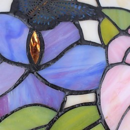 Lámpara de araña de vitrales de artes creativas rurales que restaura formas antiguas