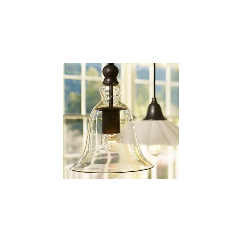 Lámpara colgante mini de estilo cuenco vintage clásico tradicional