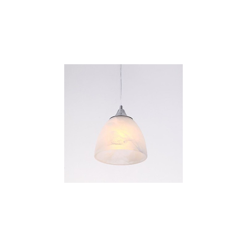 Lámpara colgante moderna con dosel oblongo y copa de vino de tres luces