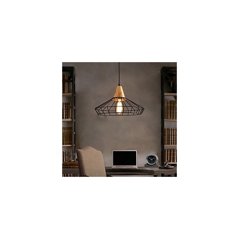 Lámpara de araña de metal estilo mini vintage clásico tradicional