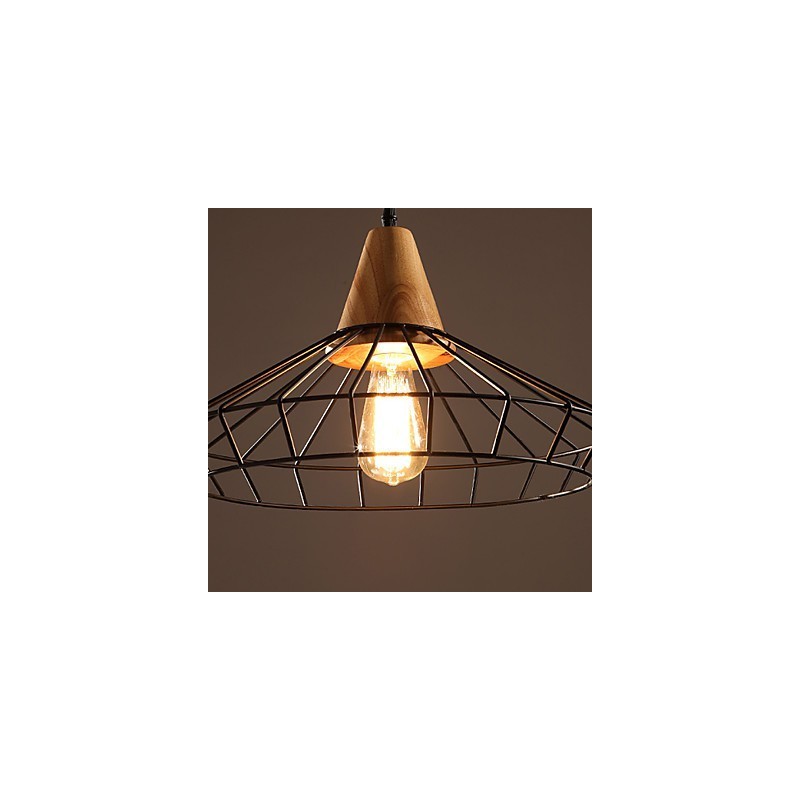 Lámpara de araña de metal estilo mini vintage clásico tradicional