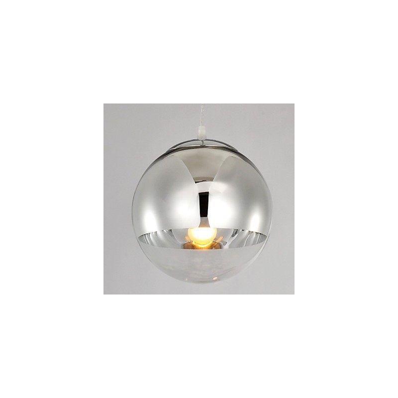 Lámpara colgante con 1 luz en forma de bola