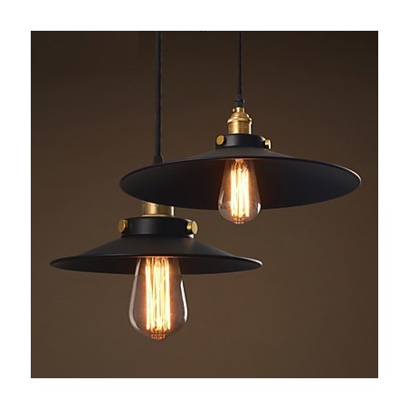 Lámpara colgante clásica retro de estilo europeo, lámpara colgante de metal con diámetro de bombilla Lámpara colgante clásica retro de estilo europeo, lámpara colgante de metal con diámetro de bombilla