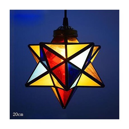 Lámpara colgante moderna con estrellas y diseño creativo de individualidad artística Lámpara colgante moderna con estrellas y diseño creativo de individualidad artística