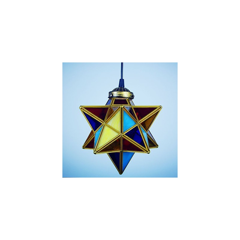 Lámpara colgante moderna con estrellas y diseño creativo de individualidad artística