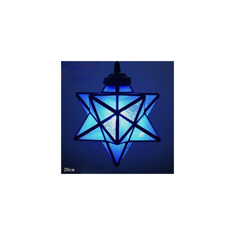 Lámpara colgante moderna con estrellas y diseño creativo de individualidad artística