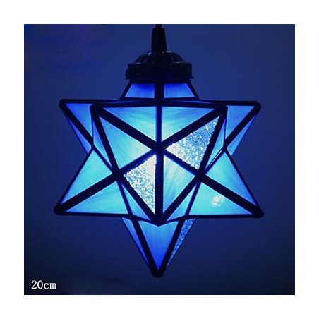 Lámpara colgante moderna con estrellas y diseño creativo de individualidad artística