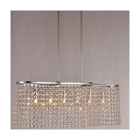 Lámpara colgante contemporánea moderna de cristal galvanizado Lámpara colgante contemporánea moderna de cristal galvanizado