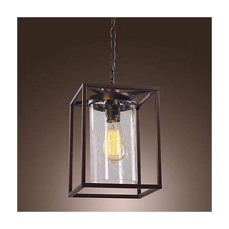 Lámpara colgante galvanizada estilo mini linterna vintage clásica tradicional para comedor Lámpara colgante galvanizada estilo mini linterna vintage clásica tradicional para comedor