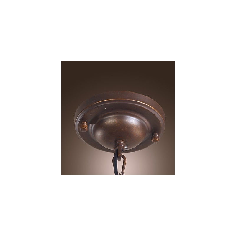 Lámpara colgante galvanizada estilo mini linterna vintage clásica tradicional para comedor