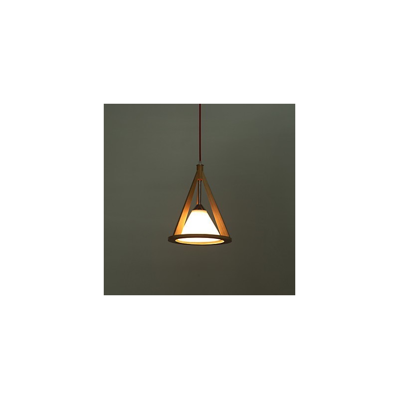 Lámpara de araña de madera de estilo de diseñador Lámpara de araña de estilo contemporáneo elegante