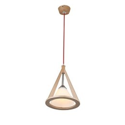 Lámpara de araña de madera de estilo de diseñador Lámpara de araña de estilo contemporáneo elegante