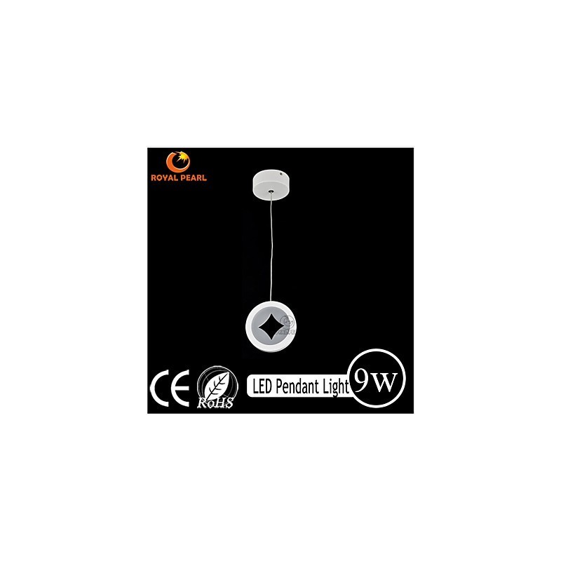 Lámpara colgante delicada de acrílico de 9 W
