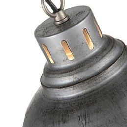 Lámparas colgantes de 1 luz, estilo antiguo vintage, estilo industrial, hierro y metales, lámpara colgante.