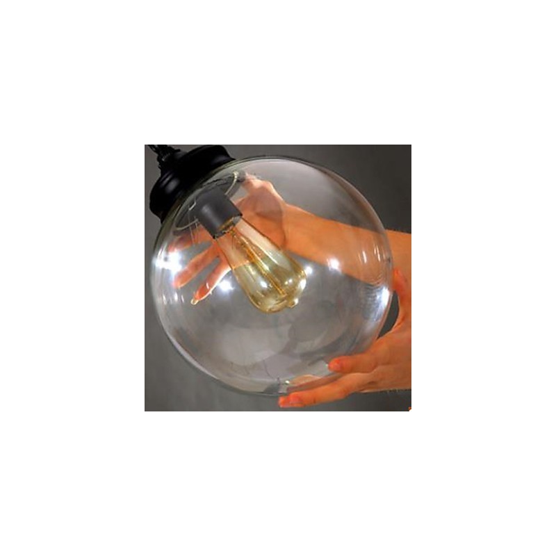Lámpara de araña de cristal con forma de bola para uso doméstico