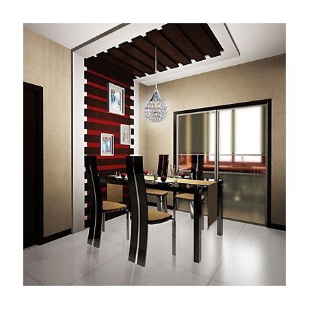 Lámpara colgante G9 de cristal moderna y contemporánea de metal. Lámpara colgante G9 de cristal moderna y contemporánea de metal.