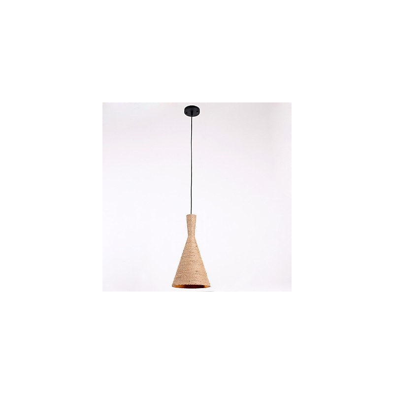 Lámpara colgante de araña estilo mini, moderna, de cuerda